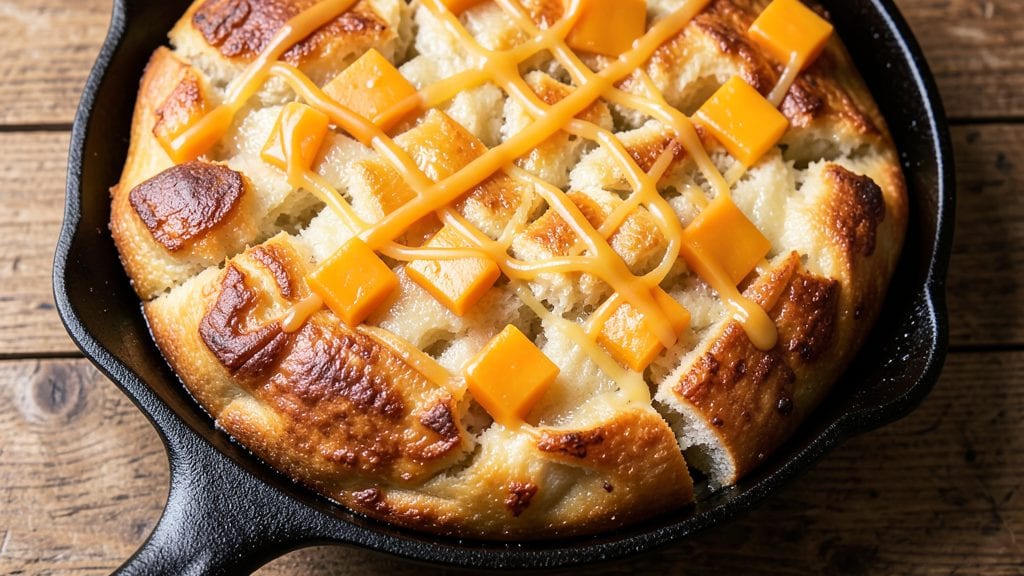 Amish Cheese Bread Recipe: Pull-Apart Crispy Crown With Gooey Pull