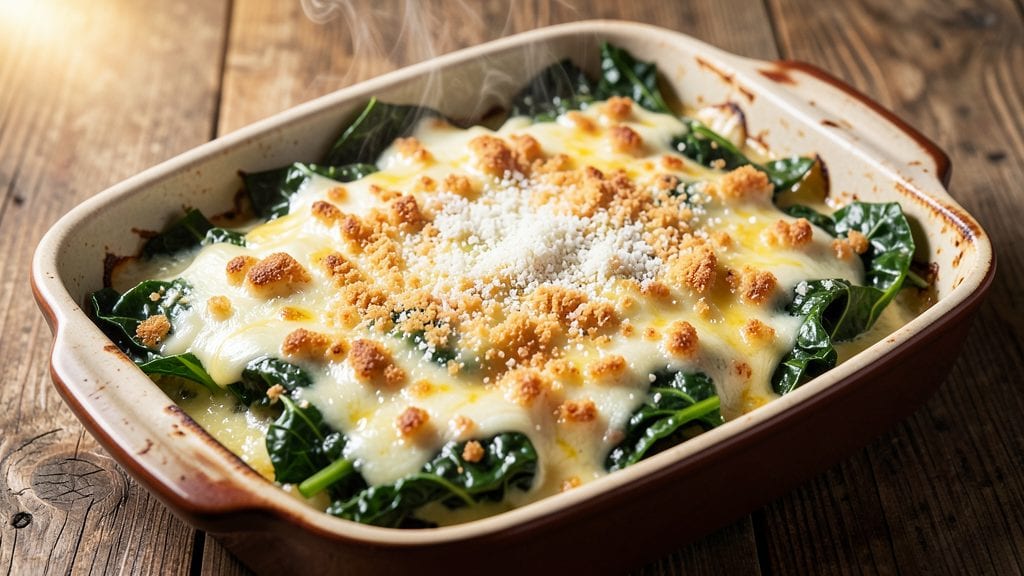 Amy's 3 Cheese Kale Bake Copycat Recipe: Crispy Top, Hidden Greens Magic