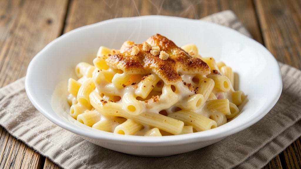 Annie's White Cheddar Mac and Cheese Copycat Recipe: Crispy Breadcrumb Crown Over Velvety Swirls