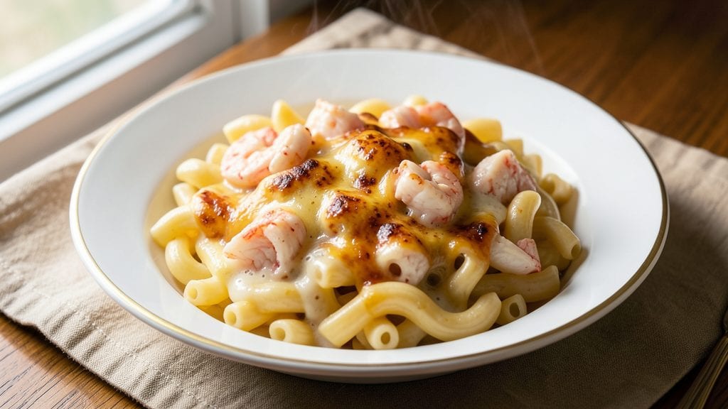 Capital Grille Lobster Mac and Cheese Copycat Recipe: Buttery Breadcrumb Crown Over Luxurious Pull-Apart Swirls