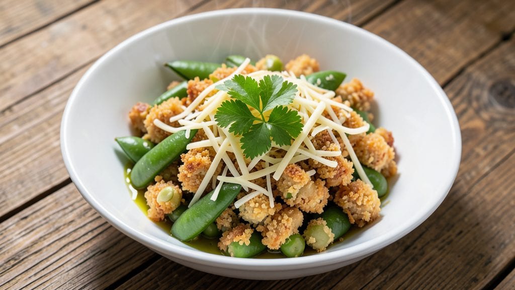 Cheese Peas Recipe: Crispy Bites With Herbed Garlic Magic