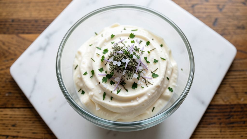 Easy Philadelphia Cream Cheese and Sour Cream Cheese Ball Recipe: Crunchy Herb Crown Over Melty Center