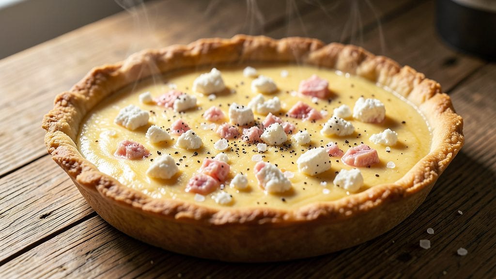 Feta Cheese Quiche Recipe: Crispy Rustic Crust Meets Tangy Creamy Filling