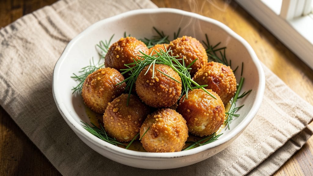 Fried Goat Cheese Balls Recipe: Golden Crispy Bites With Herbed Tang