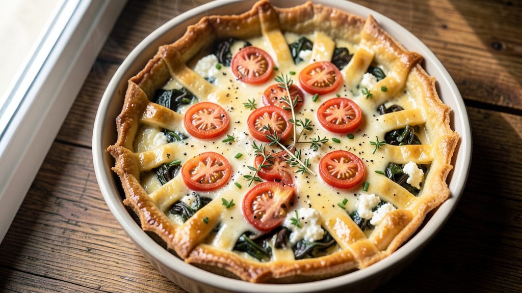Goat Cheese Quiche Recipe: Herbed Crust With Creamy Fillings