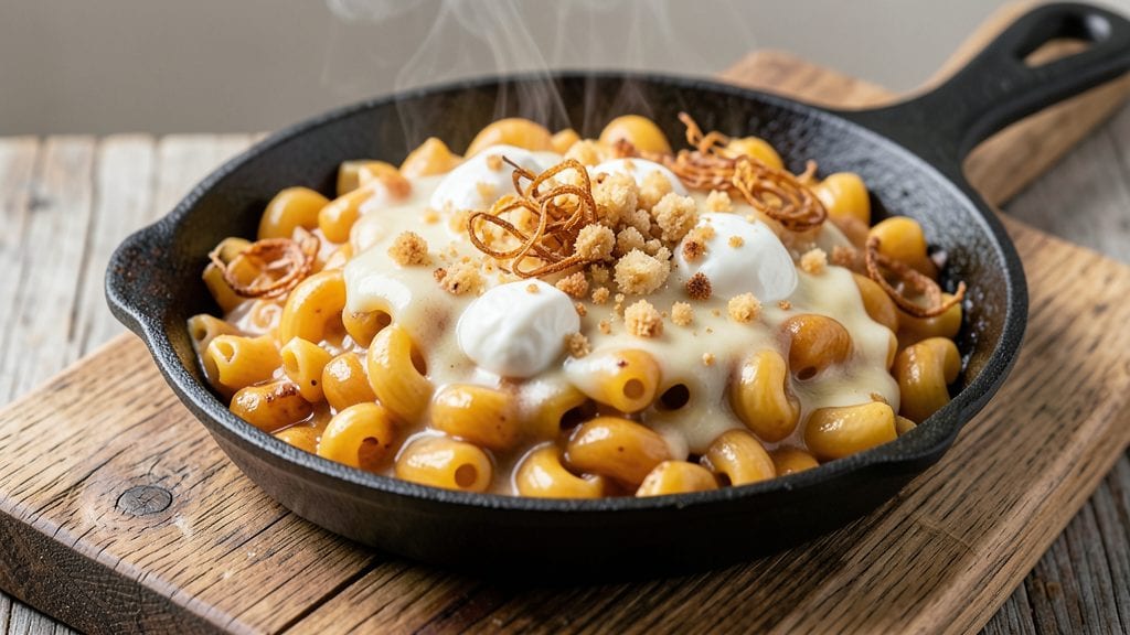 Grandma's Mac and Cheese Recipe: Crispy Breadcrumbs Over Velvety Cheese Swirls