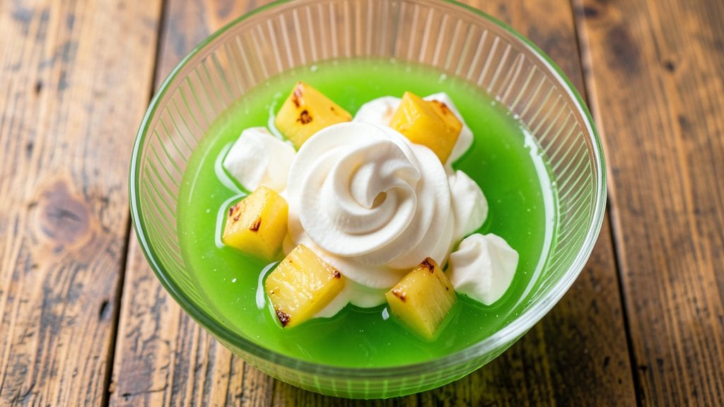 Green Jello Salad With Cream Cheese And Pineapple Recipe: Vintage Comfort Meets Tropical Sweetness