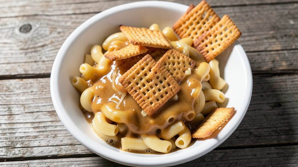 Mac N Cheese With Ritz Crackers Recipe: Crunchy Top, Melty Swirls in One Bowl
