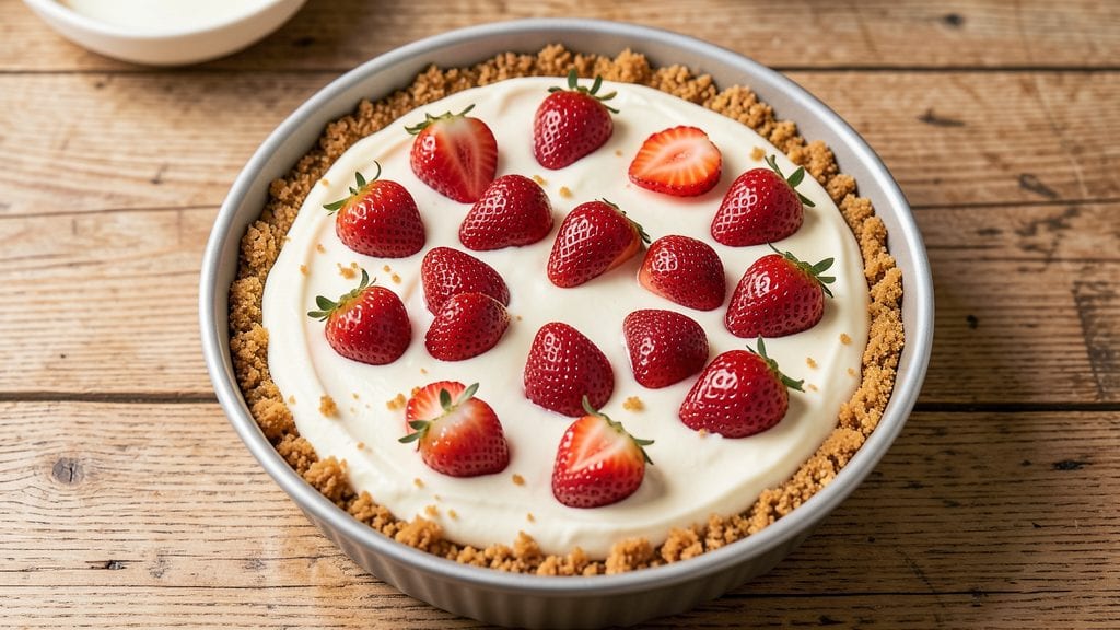 Philadelphia Cream Cheese No-Bake Strawberry Cheesecake Recipe: Velvety Cream Swirls With Fresh Fruit Topping