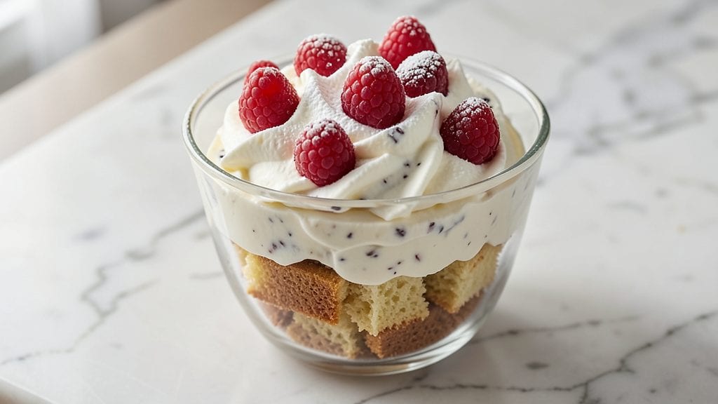 Philadelphia Cream Cheese Trifle Recipe: Crispy Graham Crown Over Vanilla Swirls