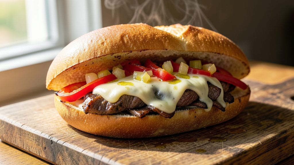 Philly Cheese Steak Recipe: Thin-Sliced Meat and Melted Cheese Magic