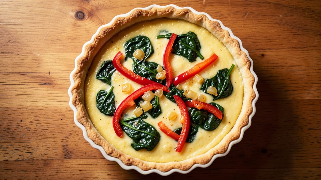Quiche Recipes No Cheese: Savory Herb and Egg Whisked Crust Delight
