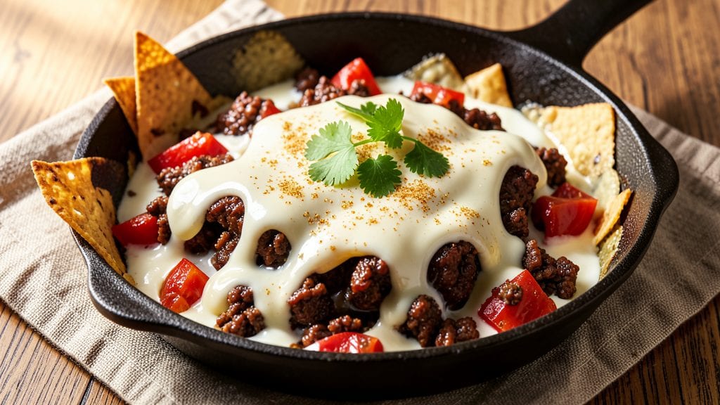 Rotel Cheese Dip With Ground Beef Recipe: Spicy Kick and Melty Comfort in One Bowl