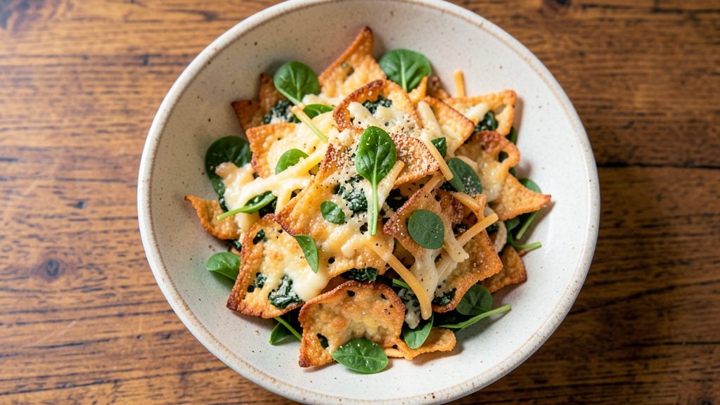 Spinach Cheese Crisps Recipe: Golden Crunch and Melty Cheese Magic